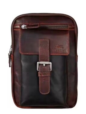 Mancini Buffalo Crossbody Organizer Bag
